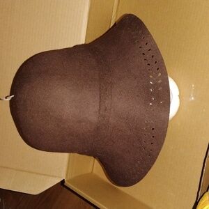 Adora Brown Wool Hat. NWT